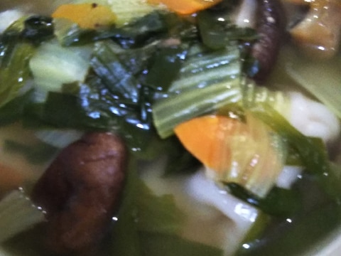 市販のシュウマイで具だくさんスープ(◍•ᴗ•◍)